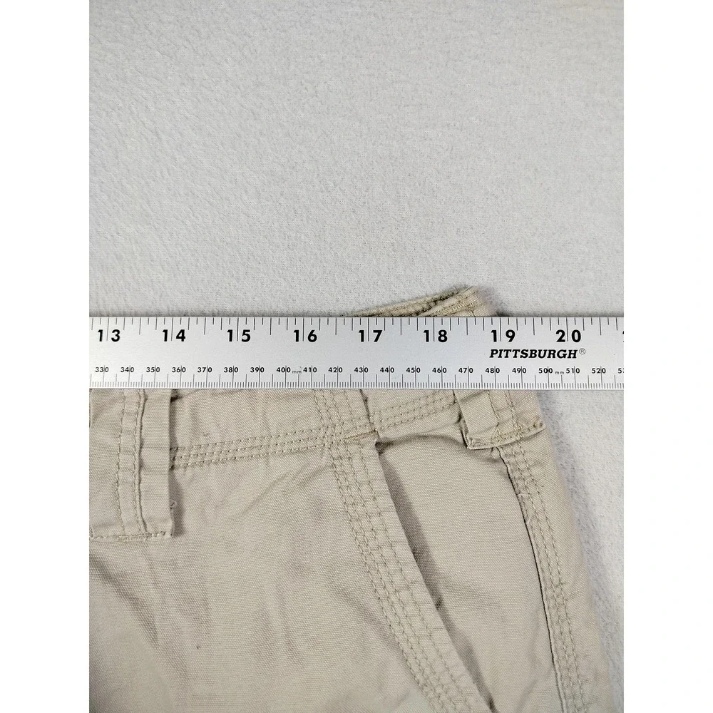 CSG Cargo Shorts Mens 38 Beige Elastic Waist Utility Pockets Gorpcore‎ Outdoors